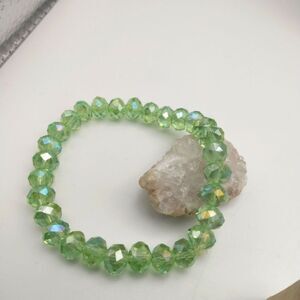 Green crystal gloss bracelet‎